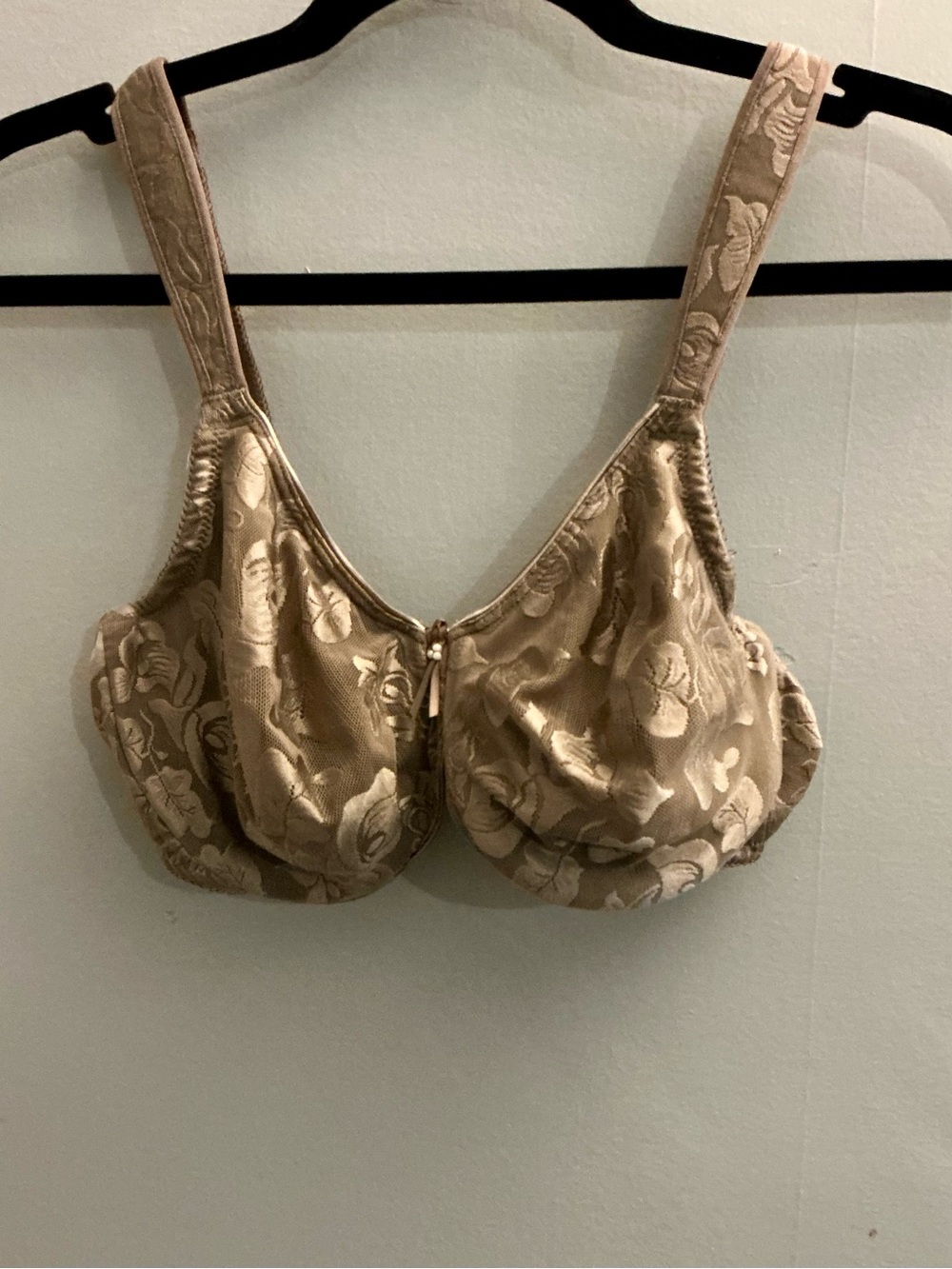 Wacoal Awareness 85567 Full Figure Underwire Bra 36D Floral Jacquard